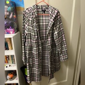 Striped Rain Coat